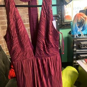 cute maroon dress